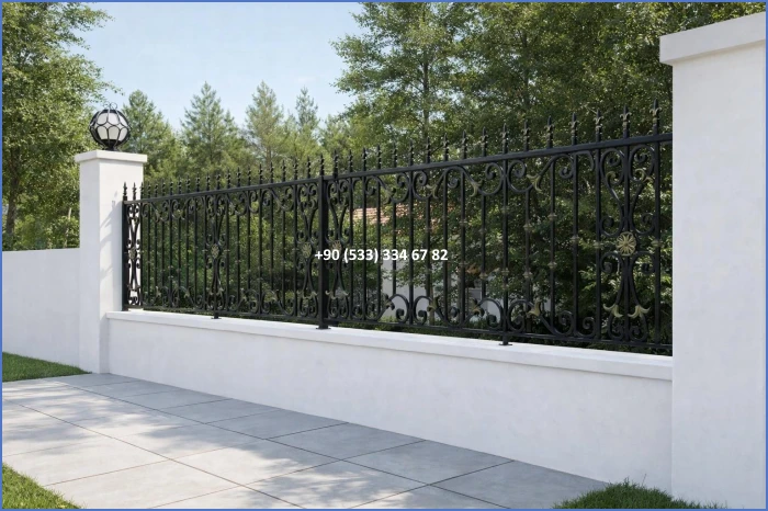 BAHÇE KORKULUKLARI-KORKULUK MODELLERİ-FERFORJE BAHÇE KORKULUK MODELLERİ dek157
