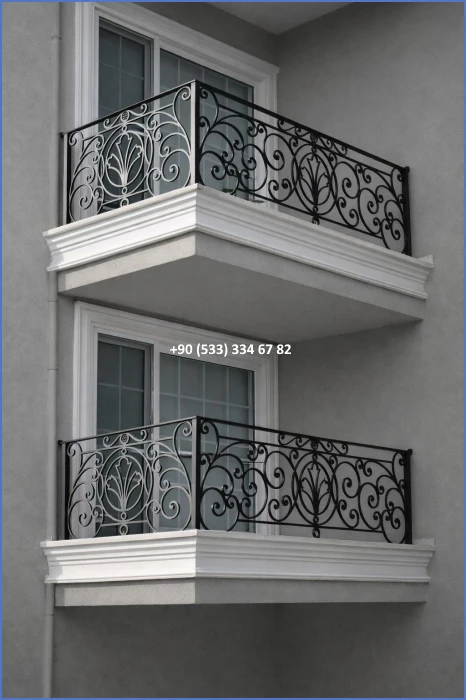 BALKON KORKULUK MODELLERİ-FERFORJE BALKON KORKULUK MODELLERİ-BALKON KORKULUK ÇEŞİTLERİ