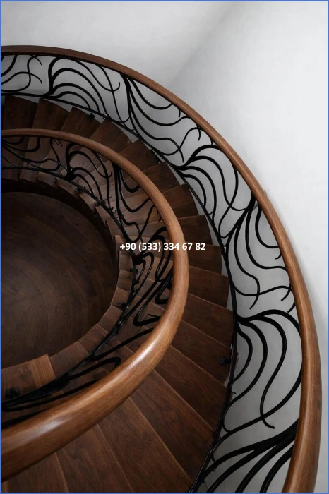 MERDİVEN KORKULUKLARI- MERDİVEN KORKULUK TASARIMI- FERFORJE MERDİVEN KORKULUK MODELLERİ dek56