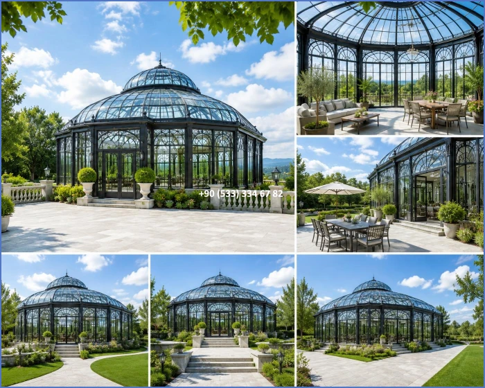 KIŞ BAHÇESİ-GAZEBO-FERFORJE KIŞ BAHÇESİ-KAMELYA-FERFORJE KAMELYA dek205