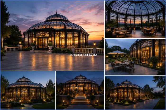 KIŞ BAHÇESİ-GAZEBO-FERFORJE KIŞ BAHÇESİ-KAMELYA-FERFORJE KAMELYA dek207