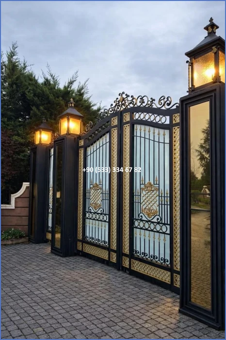 VİLLA KAPILARI-FERFORJE VİLLA KAPILAR-VİLLA GİRİŞ KAPILAR-BAHÇE KAPILARI-FERFORJE KAPILAR dek117